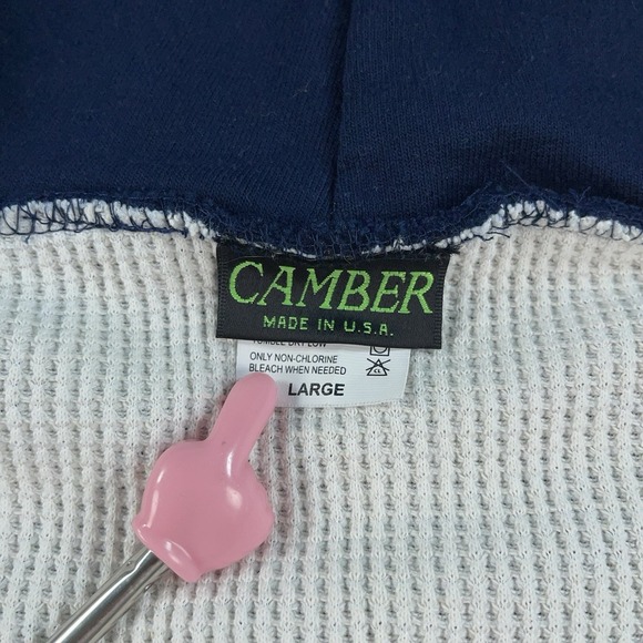 Camber Thermal Lined Full Zip Hoodie Mens Large Parks & Recreation Made In USA - Picture 4 of 12